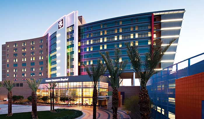 Child in Phoenix Children’s Hospital, Arizona