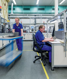 Trunking luminaires improve visibility in production areas